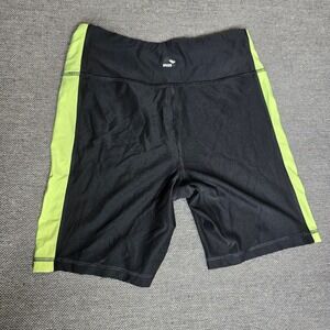 RBX Active Womens Biker Shorts Black Neon Yellow Size S Workout Athletic Cycling